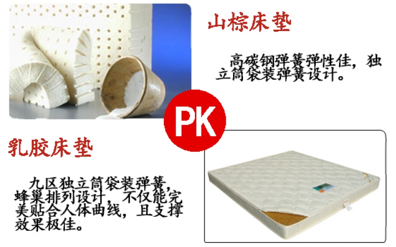 選對(duì)床墊再裝修 山棕床墊與乳膠床墊的優(yōu)缺點(diǎn)對(duì)比